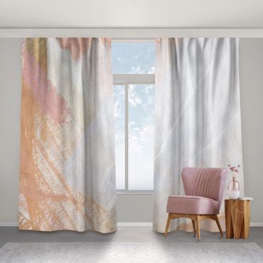 Curtain - Pink And Vanille l