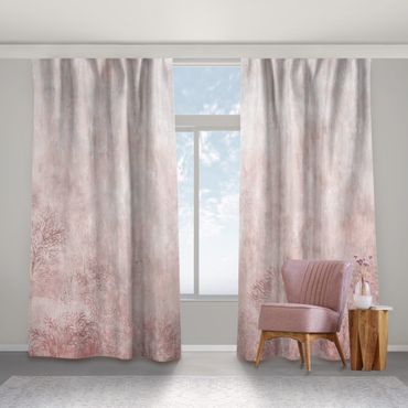 Curtain - Light Pink Coral Bed