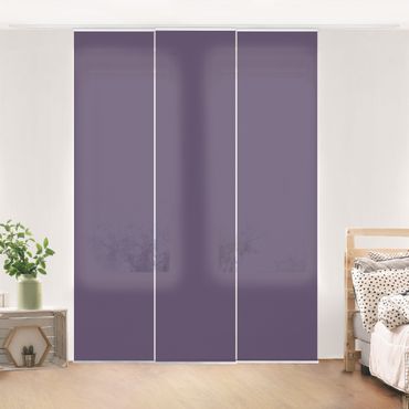 Sliding panel curtain - Red Violet
