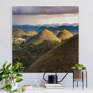 Print on canvas - Chocolate Hills Landscape