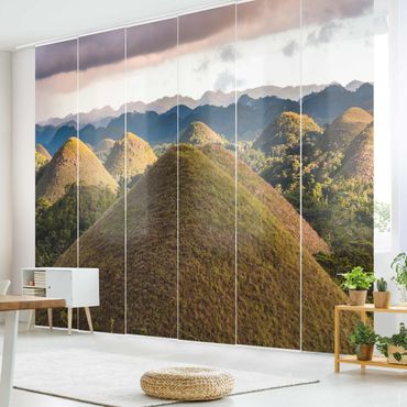 Sliding panel curtain - Chocolate Hills Landscape