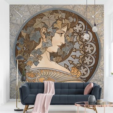 Wallpaper - Alfons Mucha - Synthia