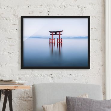 Framed poster - Torii In Water