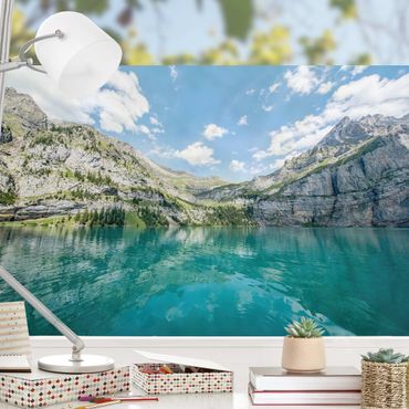 Window decoration - Divine Mountain Lake