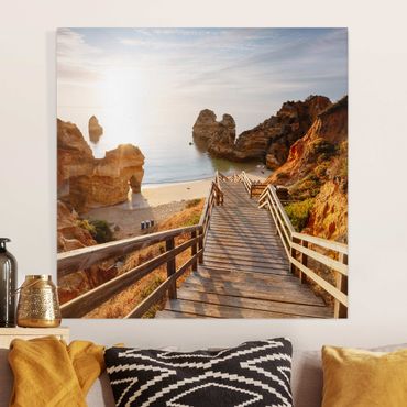 Print on canvas - Paradise Beach In Portugal