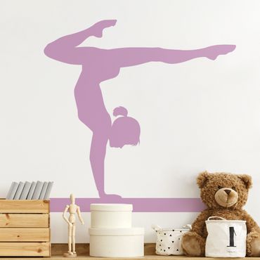 Wall sticker - Doing Gymnastics