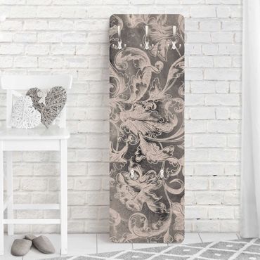 Coat rack shabby - Withered Flower Ornament I