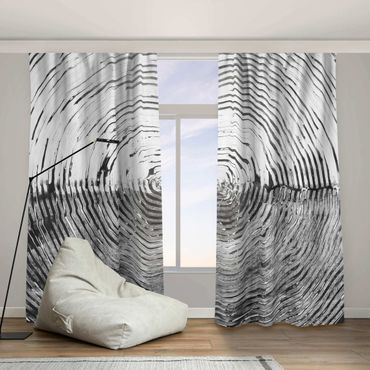 Curtain - Fusion Black And White