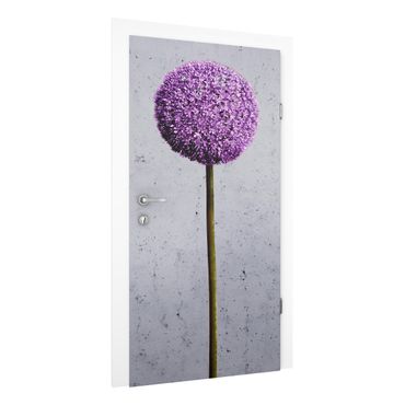 Door wallpaper - Allium Round-Headed Flower