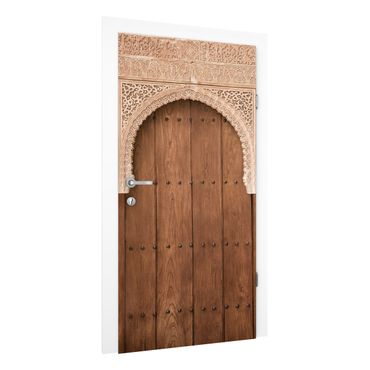 Door wallpaper - Wooden Gate From The Alhambra Palace