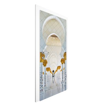 Door wallpaper - Mosque In Abu Dhabi