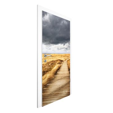 Door wallpaper - Path Between Dunes