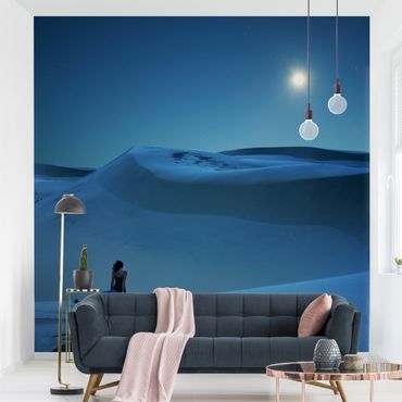 Wallpaper - Full Moon Over The Desert