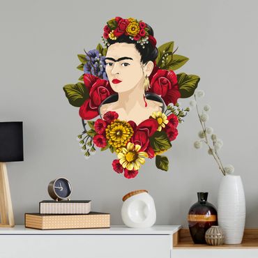 Wall sticker - Frida Kahlo - Roses