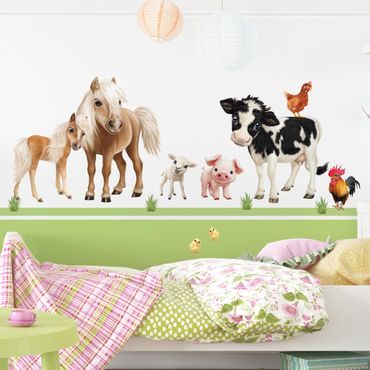 Wall sticker kids - Farm Animals Set