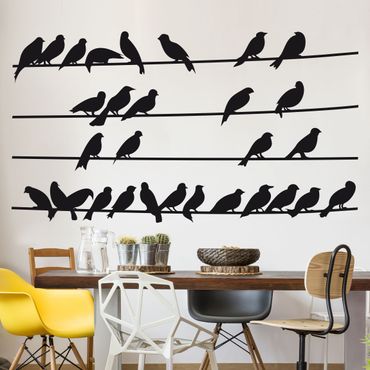 Wall sticker - No.IS21 Flock of Birds