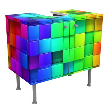 Wash basin cabinet design - 3D Cubes