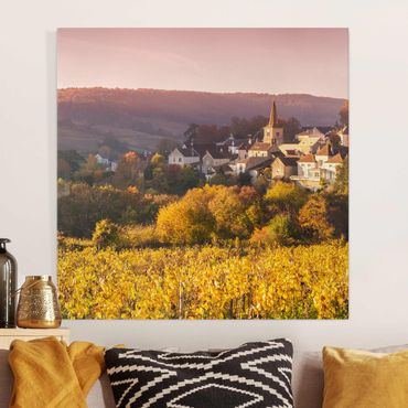 Print on canvas - Vineyards In France