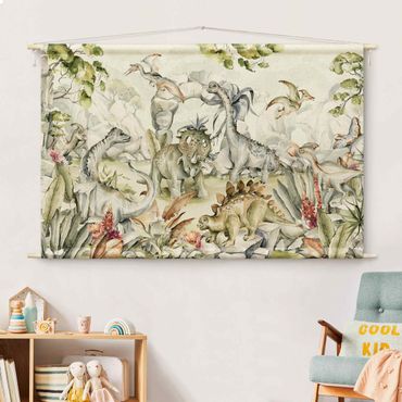 Tapestry - World Of Dinosaurs