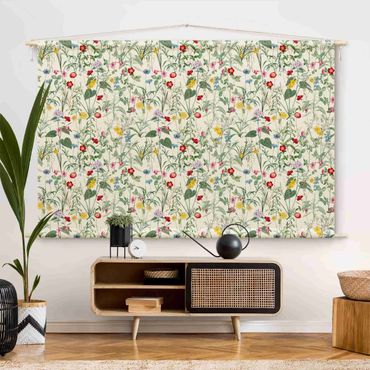 Tapestry - Wildflowers On White