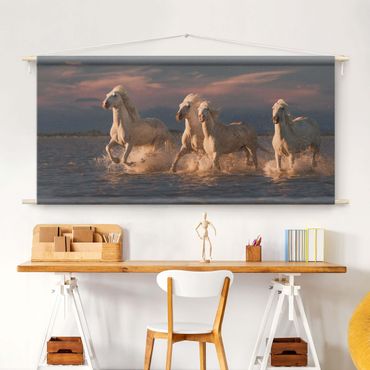Tapestry - Wild Horses In Camargue