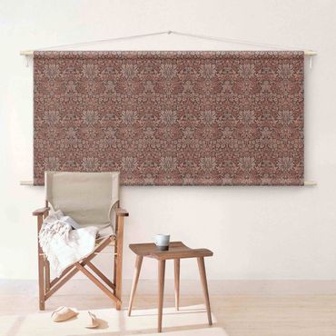 Tapestry - William Morris Pattern In Light Pink