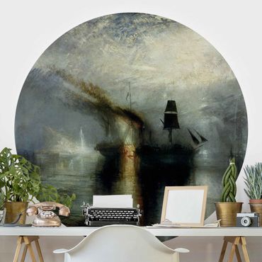 Self-adhesive round wallpaper - William Turner - Peace
