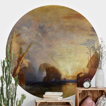 Self-adhesive round wallpaper - William Turner - Ulysses