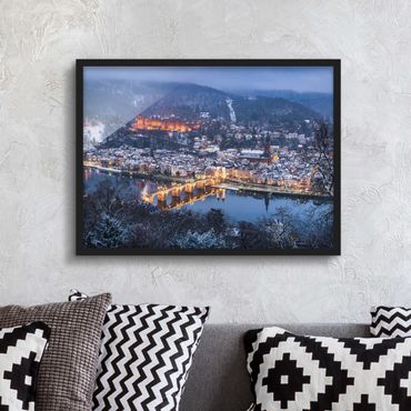 Framed poster - Heidelberg In The Winter