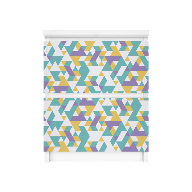Adhesive films yellow No.RY33 Lilac Triangles