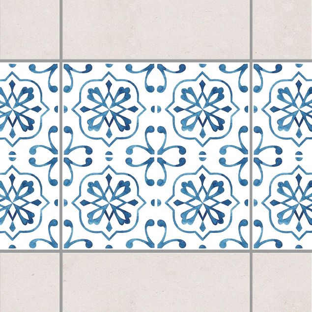 Kitchen Blue White Pattern Series No.4