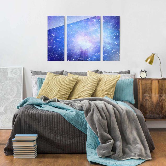 Skyline wall art Stelar Constellation Star Chart