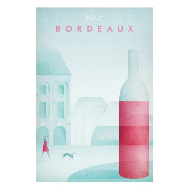 Art prints Travel Poster - Bordeaux