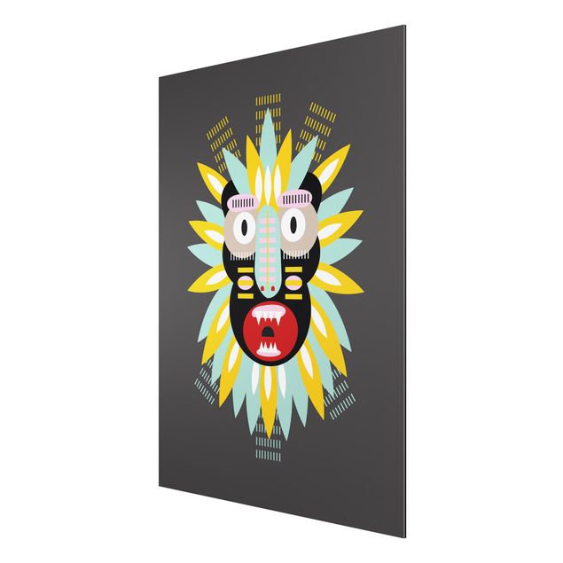 Canvas art Collage Ethnic Mask - King Kong