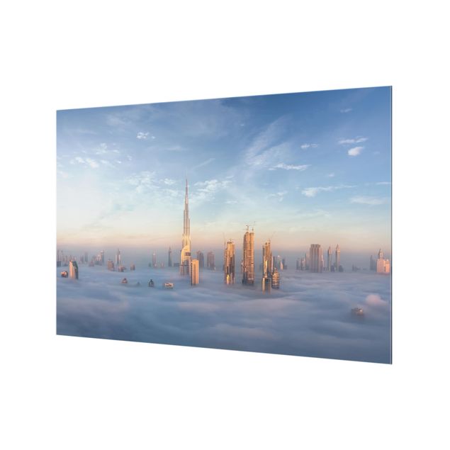 Glass Splashback - Dubai Above The Clouds - Landscape 2:3