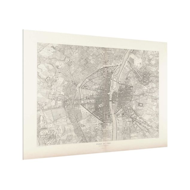 Andrea Haase Vintage Map Paris
