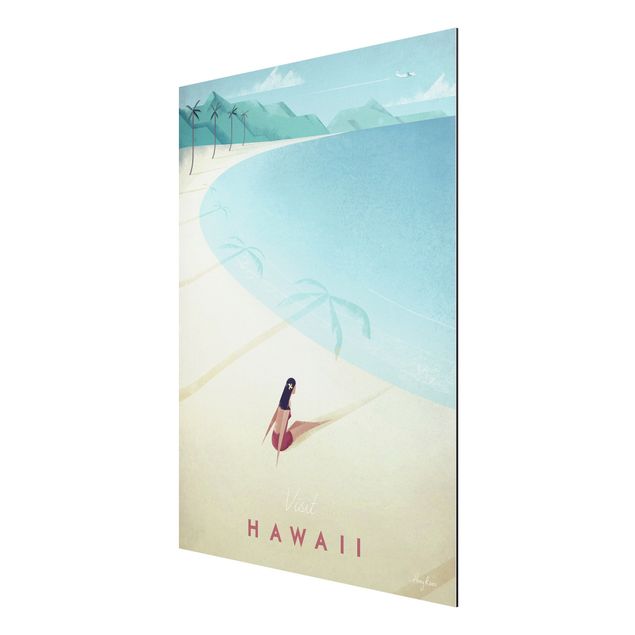 Beach canvas art Travel Poster - Hawaii