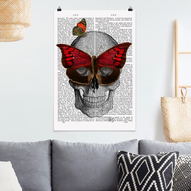 Kitchen Scary Reading - Butterfly Mask