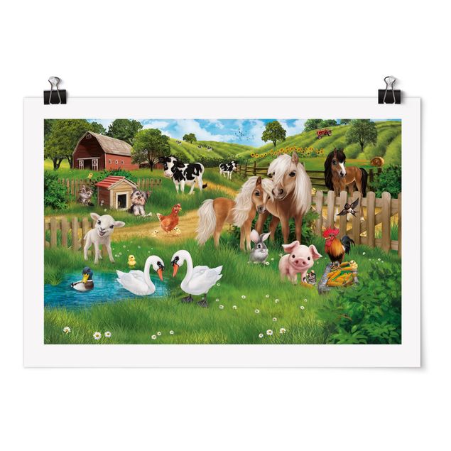 Prints modern Animal Club International - Farm Animals