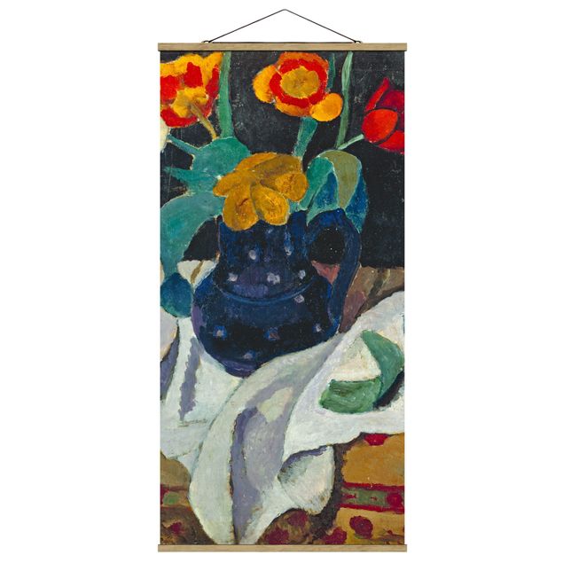 Canvas art Paula Modersohn-Becker - Still Life with Tulips