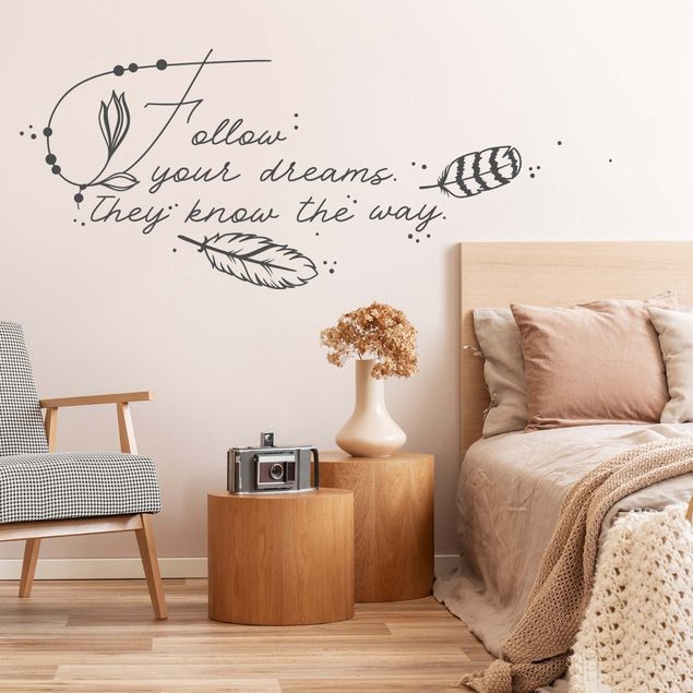 Wall stickers home Follow your Dreams
