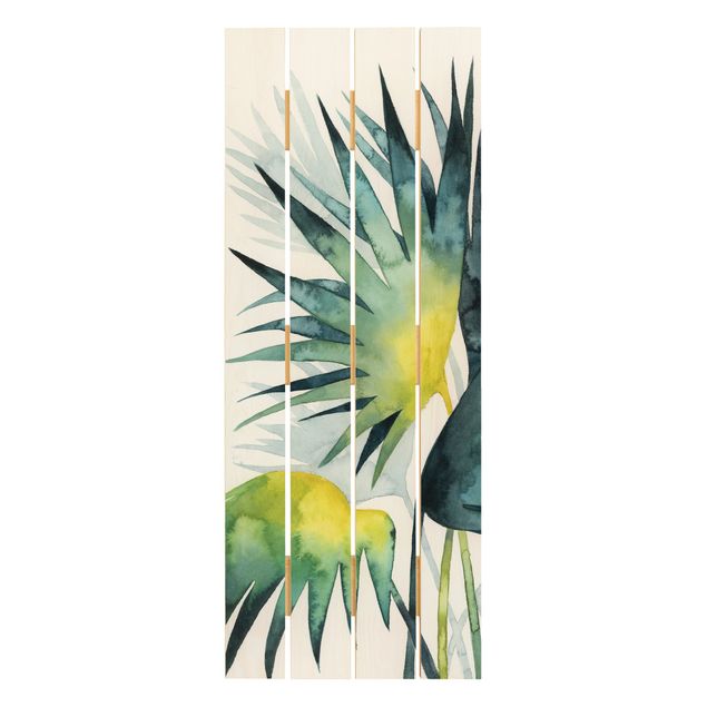 Wood prints Tropical Foliage - Fan Palm