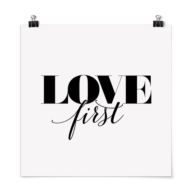 Prints modern Love First