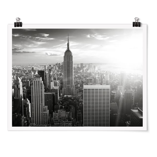 Contemporary art prints Manhattan Skyline