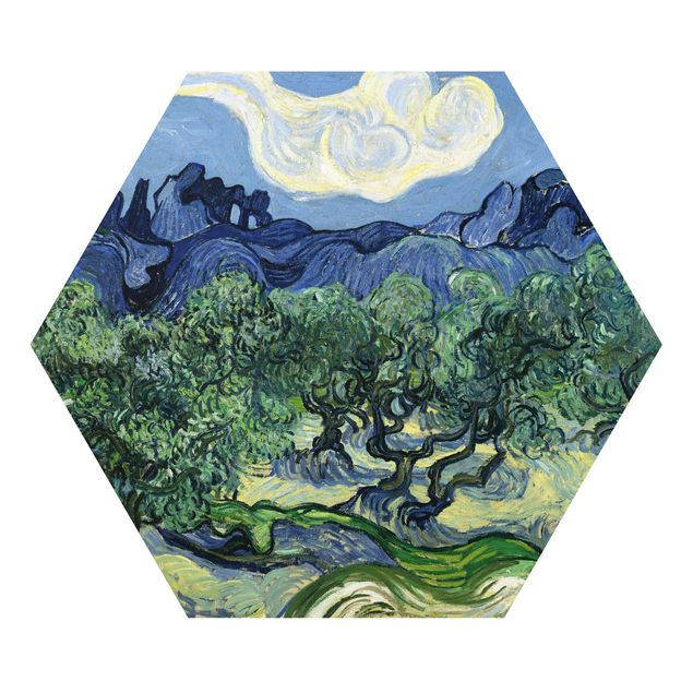 Art styles Vincent Van Gogh - Olive Trees