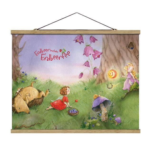 Tinkerbell print Little strawberry strawberry fairy- In The Forest