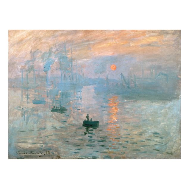 Glass splashback landscape Claude Monet - Impression