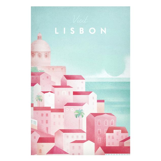 Prints landscape Travel Poster - Lisbon