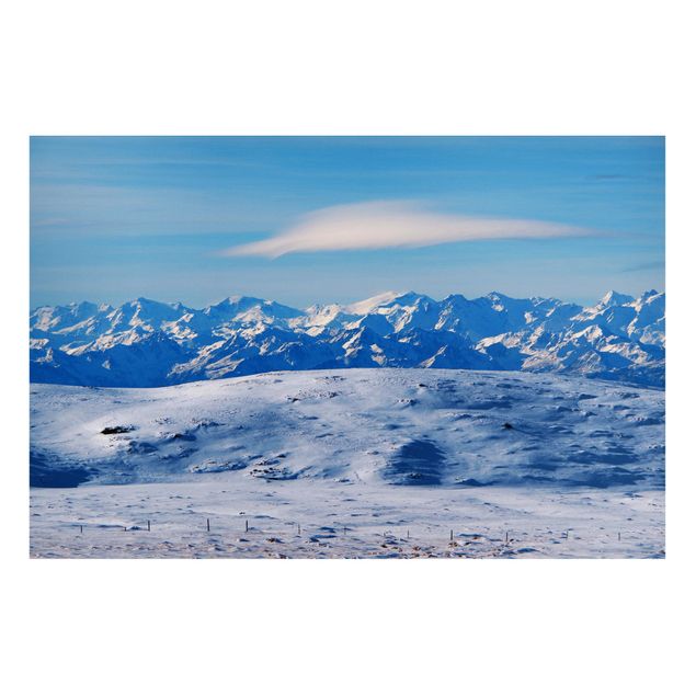 Landscape canvas prints Snowy Mountain Landscape