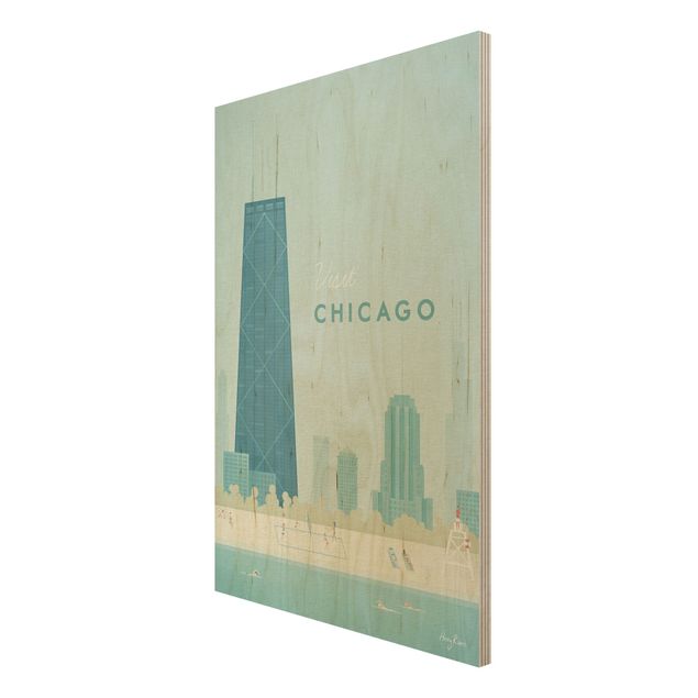 Henry Rivers Travel Poster - Chicago